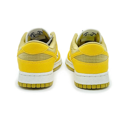 DV1681-100 Nike Dunk Low Sun Club White Yellow Wheat Grass Orange Sanded (Men's)