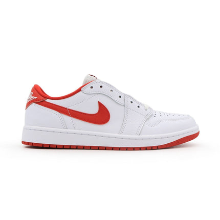 CZ0790-161 Nike Air Jordan 1 Retro Low OG White and University Red (Men's)