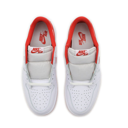 CZ0790-161 Nike Air Jordan 1 Retro Low OG White and University Red (Men's)