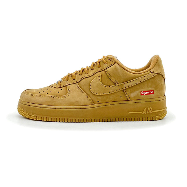 DN1555-200 Nike Air Force 1 Low SP x Supreme Flax Wheat Brown