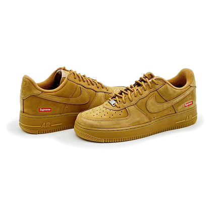 DN1555-200 Nike Air Force 1 Low SP x Supreme Flax Wheat Brown