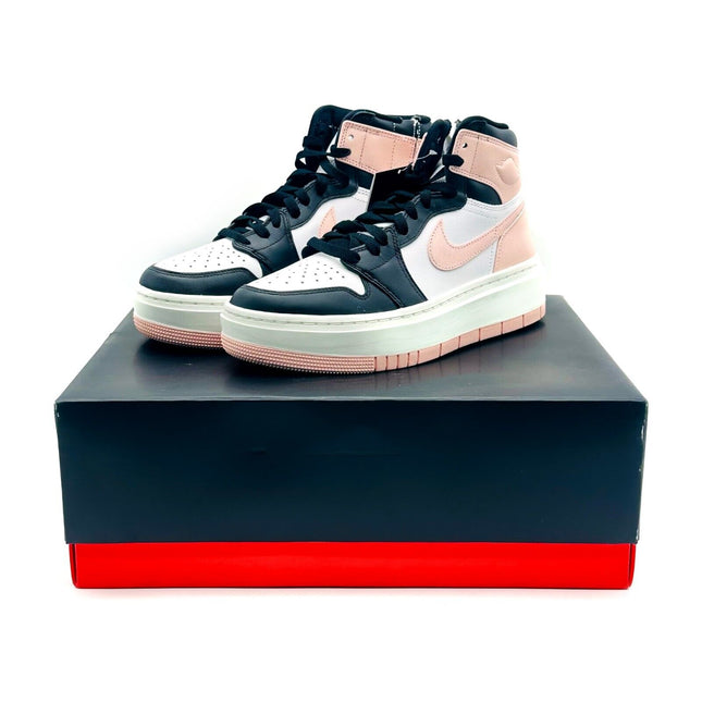 DN3253-061 Nike WMNS Air Jordan 1 High Elevate Soft Pink Black White Atmosphere