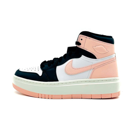 DN3253-061 Nike WMNS Air Jordan 1 High Elevate Soft Pink Black White Atmosphere