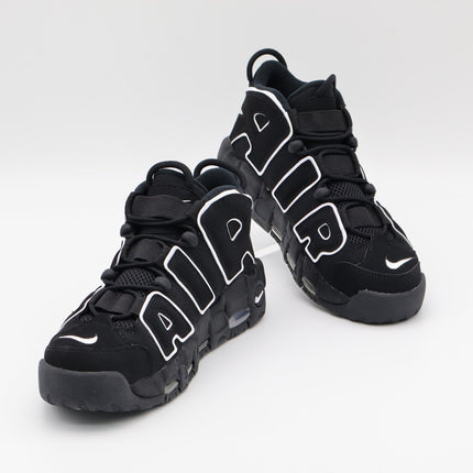 414962-002 Nike Air More Uptempo Black White