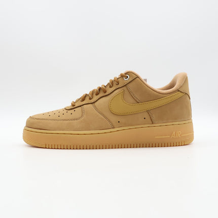 CJ9179-200 Nike Air Force 1 Low Flax Wheat Gum Light Brown Black (Men's)