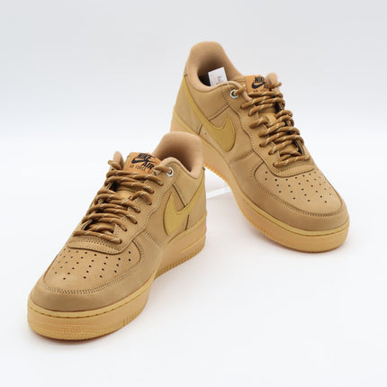 CJ9179-200 Nike Air Force 1 Low Flax Wheat Gum Light Brown Black (Men's)