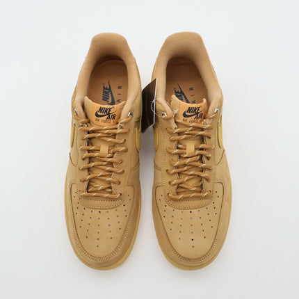 CJ9179-200 Nike Air Force 1 Low Flax Wheat Gum Light Brown Black (Men's)