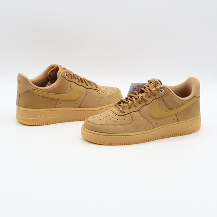 CJ9179-200 Nike Air Force 1 Low Flax Wheat Gum Light Brown Black (Men's)