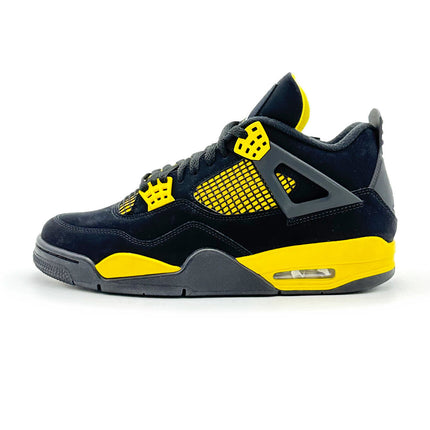 DH6927-017 Nike Air Jordan 4 Retro Thunder Lightning Black Tour Yellow Gold