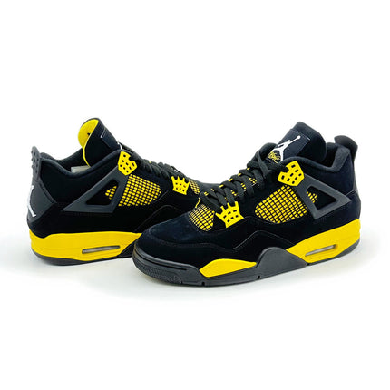 DH6927-017 Nike Air Jordan 4 Retro Thunder Lightning Black Tour Yellow Gold