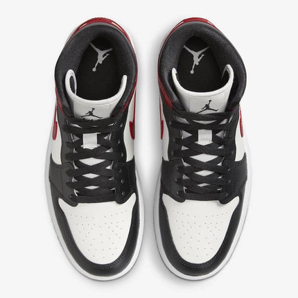 BQ6472-160 Nike Air Jordan 1 Mid Black Toe (Women's)