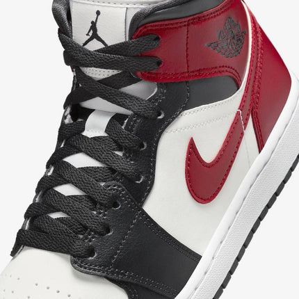 BQ6472-160 Nike Air Jordan 1 Mid Black Toe (Women's)