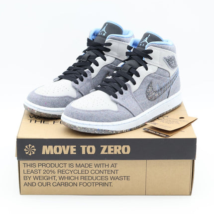 DM3529-004 Nike Air Jordan 1 Mid SE Crater Grey University Blue Black (Men's)