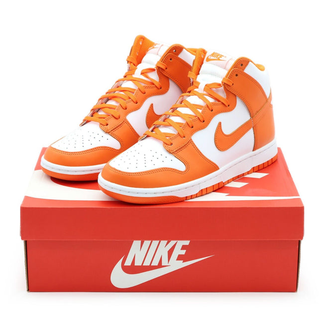 DD1399-101 Nike Dunk High Orange Blaze Syracuse White (Men's)