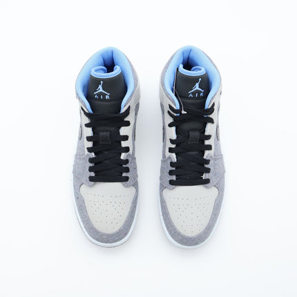 DM3529-004 Nike Air Jordan 1 Mid SE Crater Grey University Blue Black (Men's)