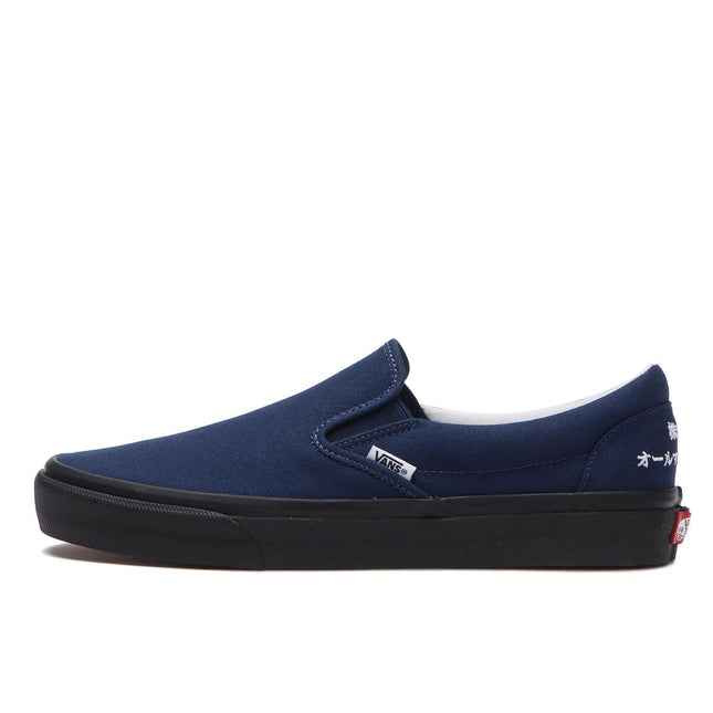 V98CF-ZORN All My Homies Vans Slip-On Navy (Men's)