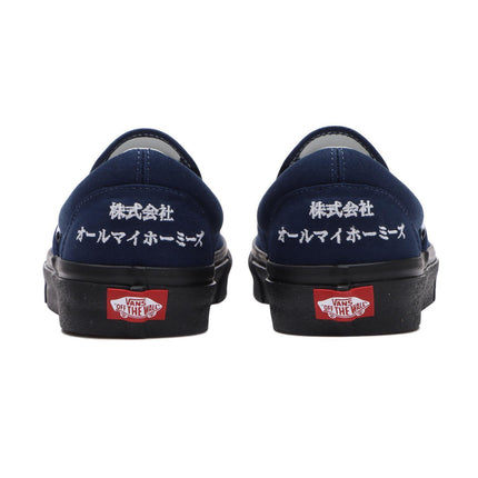 V98CF-ZORN All My Homies Vans Slip-On Navy (Men's)