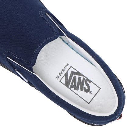 V98CF-ZORN All My Homies Vans Slip-On Navy (Men's)