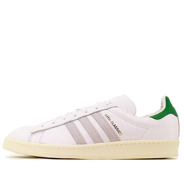 FY3518 KITH adidas Originals Campus 80s White Green (Men's)