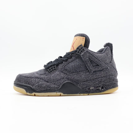 Size 9 - AO2571-001 Levi's x Air Jordan 4 Retro Black Denim