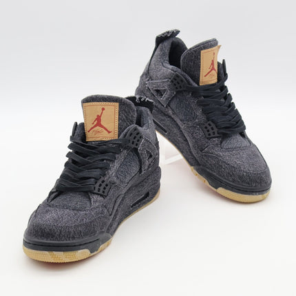 Size 9 - AO2571-001 Levi's x Air Jordan 4 Retro Black Denim