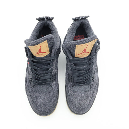 Size 9 - AO2571-001 Levi's x Air Jordan 4 Retro Black Denim