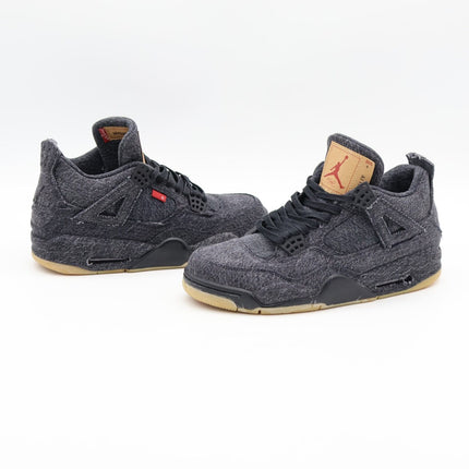 Size 9 - AO2571-001 Levi's x Air Jordan 4 Retro Black Denim