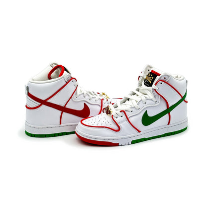 CT6680-100 Paul Rodriguez �~ Nike SB Dunk High Mexican Boxing White Green Red