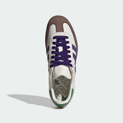 ID8349 adidas Originals Samba OG Off White Collegiate Purple Preloved (Women's)