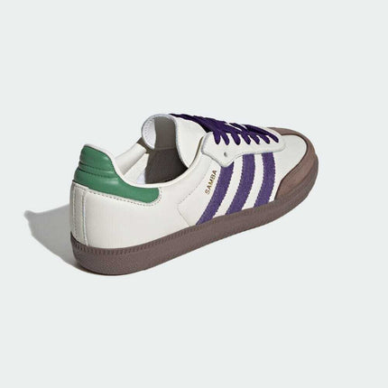 ID8349 adidas Originals Samba OG Off White Collegiate Purple Preloved (Women's)