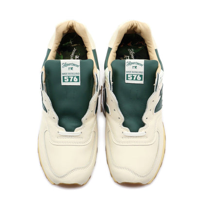 OU576AME the Apartment New Balance 576 Off White Evergreen Sail Ivory (Men's)