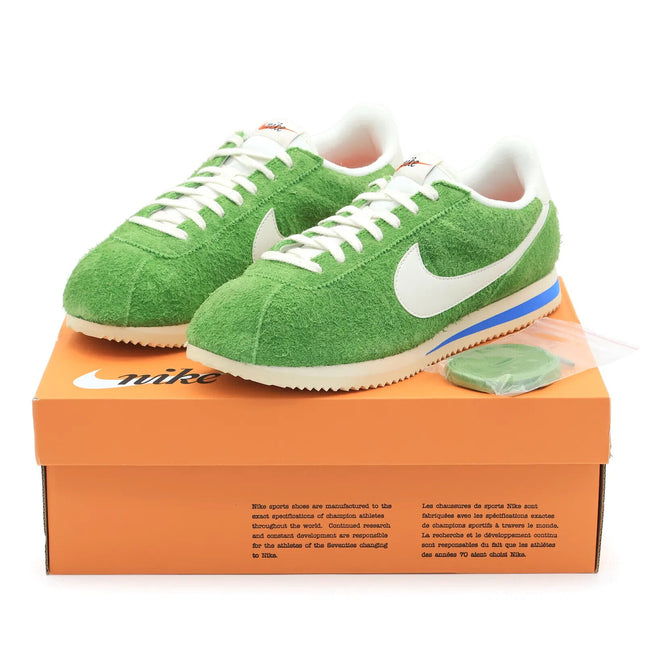 FJ2530-300 Nike Cortez Vintage Chlorophyll Suede Light Photo Blue Sail (Women's)