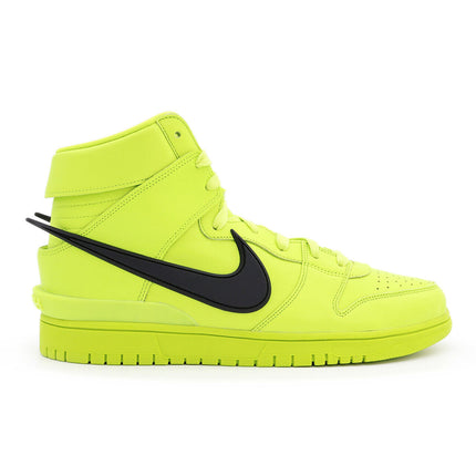 CU7544-300 Nike Dunk High AMBUSH Flash Lime Atmic Green Black (Men's)