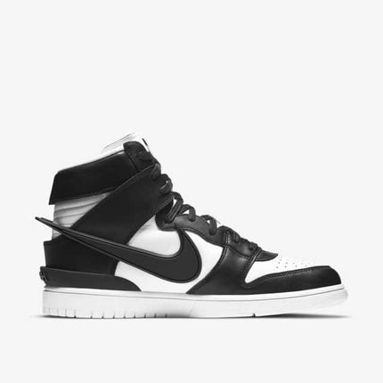 CU7544-001 Nike Dunk High AMBUSH Black White Spruce Aura Panda (Men's)