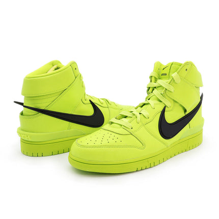 CU7544-300 Nike Dunk High AMBUSH Flash Lime Atmic Green Black (Men's)