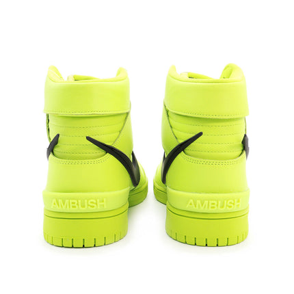 CU7544-300 Nike Dunk High AMBUSH Flash Lime Atmic Green Black (Men's)