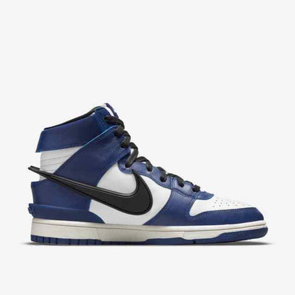 CU7544-400 Nike Dunk High AMBUSH Deep Royal Blue Pale Ivory White (Men's)