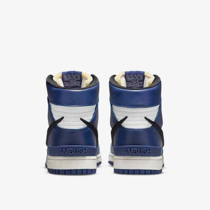 CU7544-400 Nike Dunk High AMBUSH Deep Royal Blue Pale Ivory White (Men's)