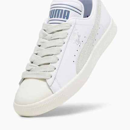 393305-01 Rhuigi �~ Puma Clyde Q3 Pristine Sedate Gray Puma White