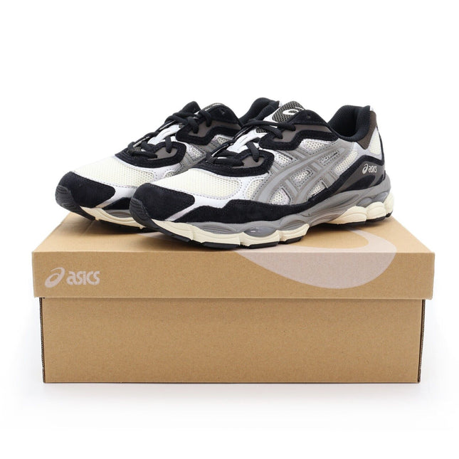 1201A789-750 Asics Gel-NYC Ivory Clay Grey White Beige Black Dark Gray (Men's)