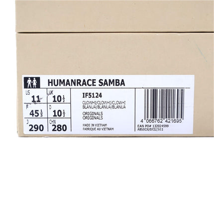 IF5124 Pharrell Williams adidas Originals Samba Humanrace Cloud White (Men's)