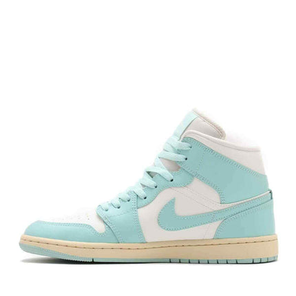 BQ6472-132 Nike Air Jordan 1 Mid Light Dew (Women's)