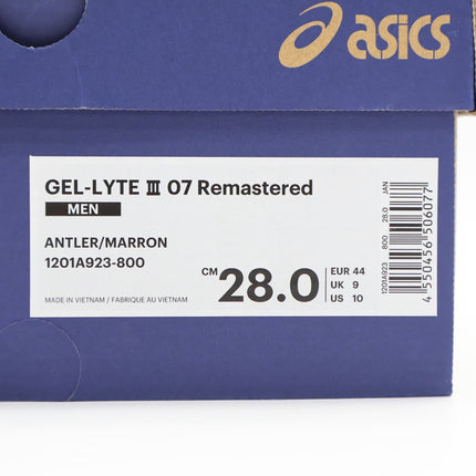 1201A923-800 Asics Gel-Lyte 3 '07 Remastered Kith By Invitation Only (Men's)