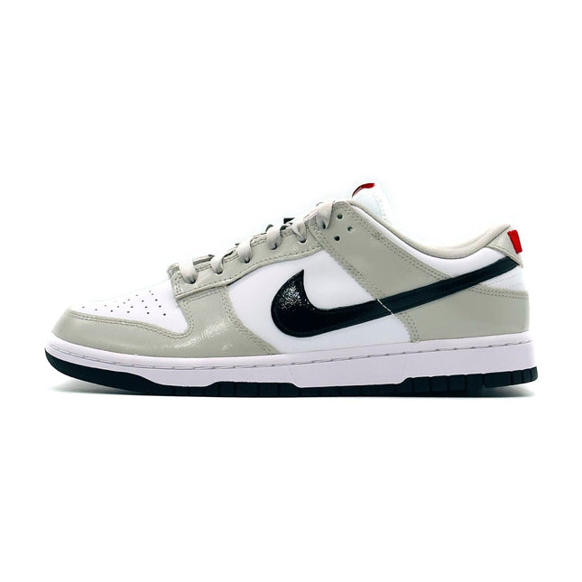 DQ7576-001 Nike WMNS Dunk Low ESS Light Iron Ore Black White Grey Steel Gray