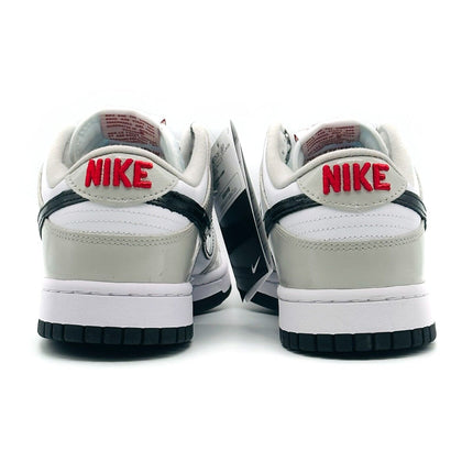 DQ7576-001 Nike WMNS Dunk Low ESS Light Iron Ore Black White Grey Steel Gray