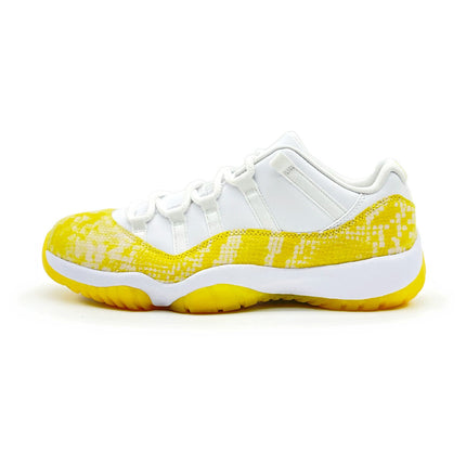 AH7860-107 Nike Air Jordan 11 Retro Low Yellow Snake Skin Gold (Women's)