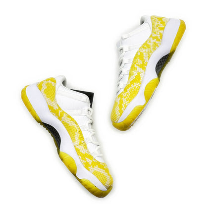 AH7860-107 Nike Air Jordan 11 Retro Low Yellow Snake Skin Gold (Women's)