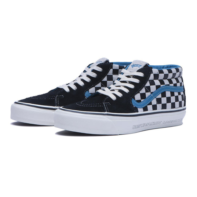 VN000N047Z2 Liberaiders Vans LX Slip-On Reissue 98 Checkerboard Blue (Men's)