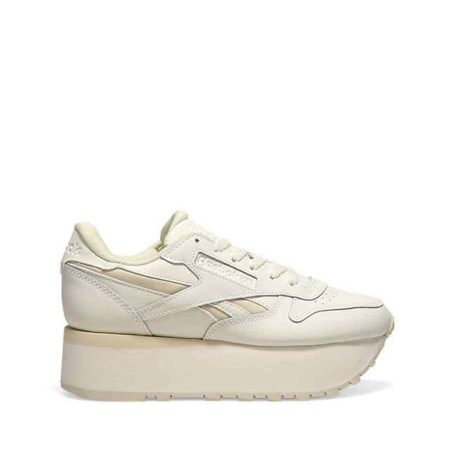 100201090 Reebok Classic Leather Triple Lift Chalk (Women's)