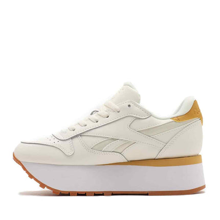 100207943 Reebok Classic Leather Triple Lift Chalk Orange (Women's)